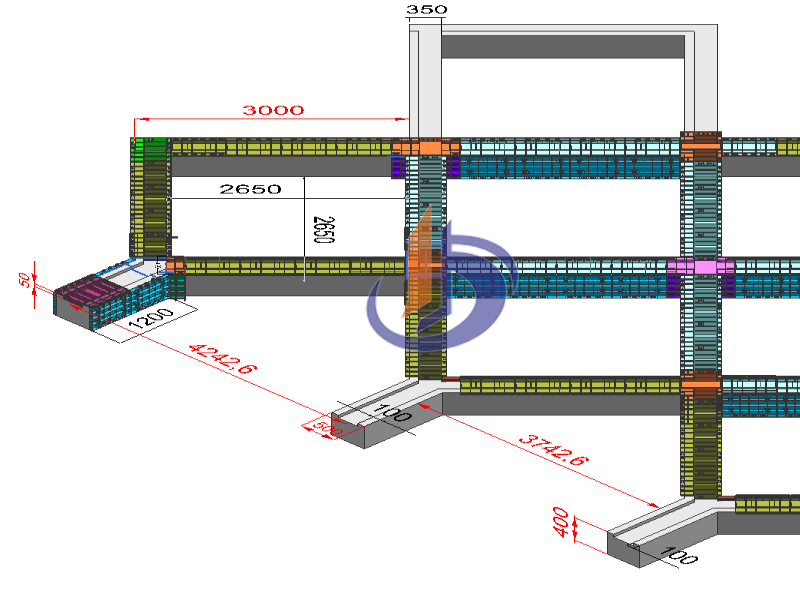 【铁路专用】路基边坡附属工程专用-菱形框架梁塑模 安全省心 多种规格666_副本