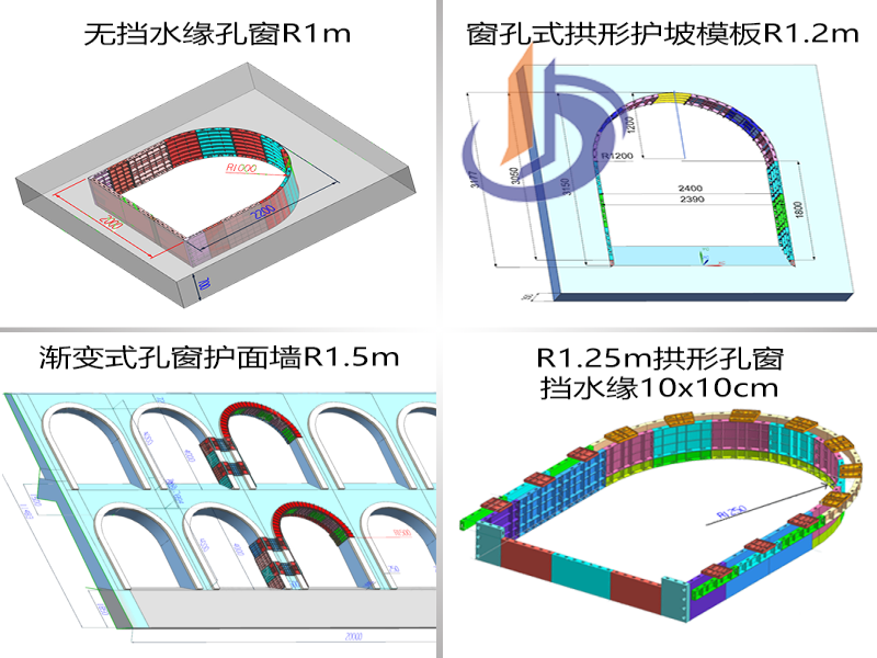 窗孔式护面墙